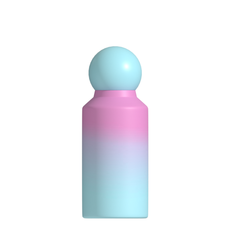 Hongtai Drinkware Stainless Steel 350ML Water Bottle Round PP Lid BPA Egg Cap Double Wall Vacuum Insulated