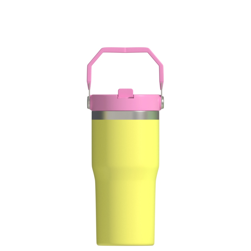 20oz/30oz Vacuum Insulated Stainless Steel Portable Flip Straw Tumbler Cups Customized