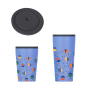Hongtai Drinkware New Classic Coffee Thermo Mugs Leak-proof Water Cup Vacuum Flask with Straw Lid and Flip Lid and 3 Capacity Options
