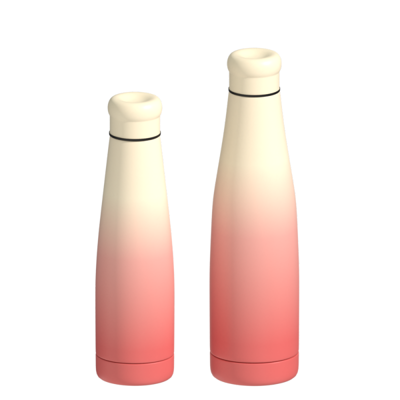 550ml Custom Colors Cola Shaped Sports Water Bottle Double Wall Stainless Steel Vacuum Thermos Flask
