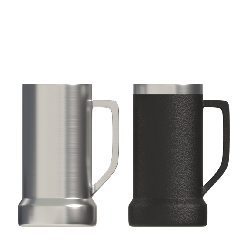BPA free 24OZ Double Wall Stainless Steel Beer Mug Insulated Vacuum Coffee Cup With Handle