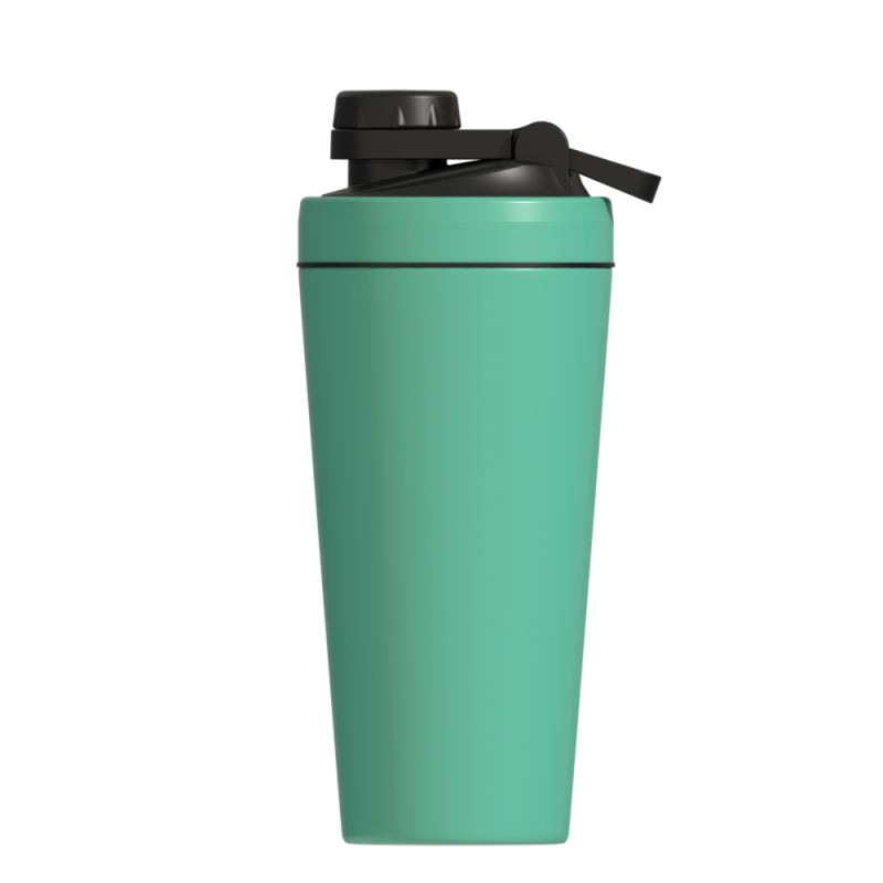 750ml BPA Free Stainless Steel Custom Logo Gym Sport Metal Protein Shaker Bottle with Mixing Ball