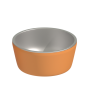 Food Grade 32oz/64oz Double Wall Stainless Steel Pet Feeding Bowl With Non-Slip Silicone Bottom Dog Bowl