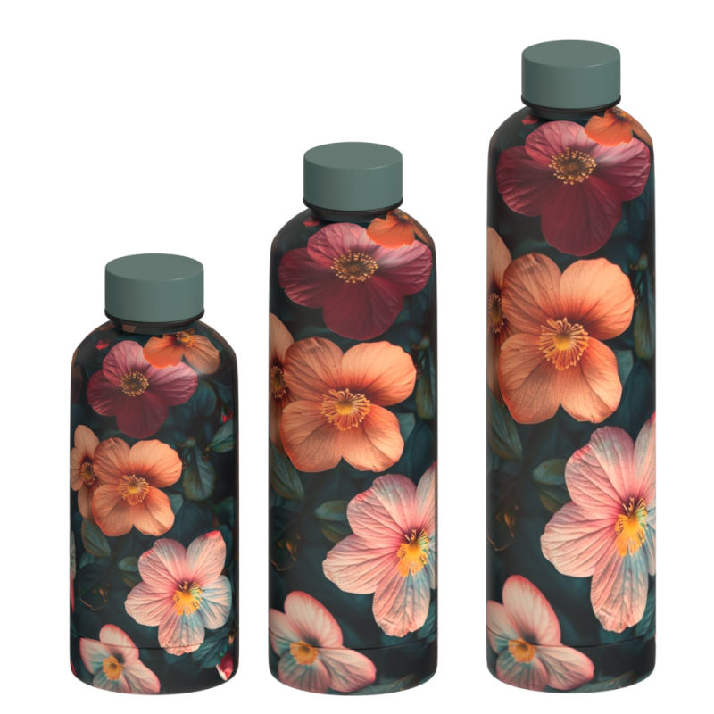 500ml Customized Fitness Portable Large Capacity Vacuum Thermos Insulated Stainless Steel Sports Drink Water Bottle