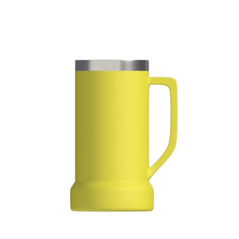 Пивная кружка с новой ручкой, кружка большой емкости из нержавеющей стали 304, настольная чашка для воды, кофейная чашка