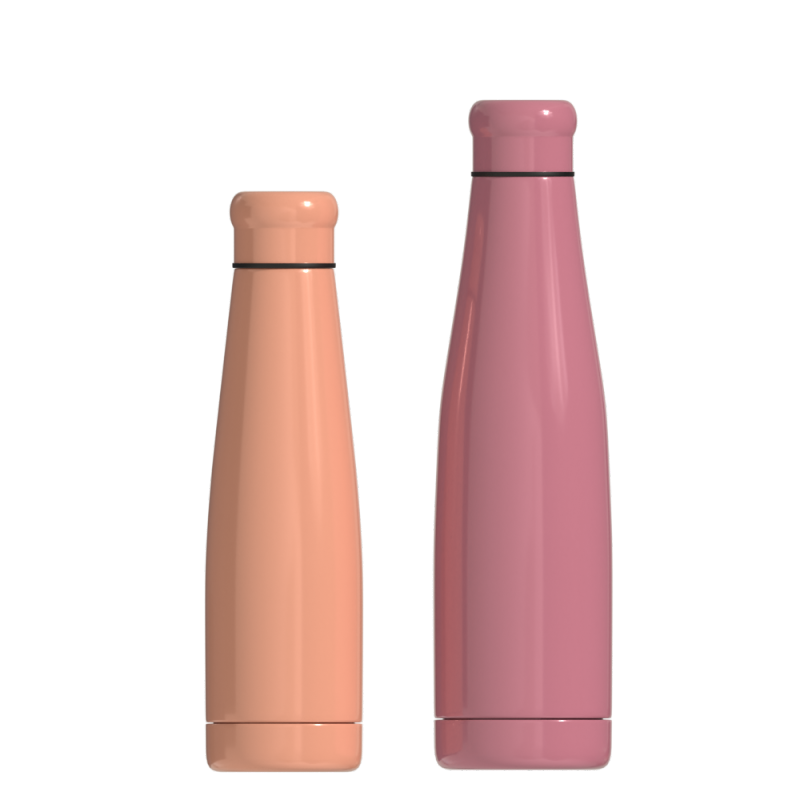 550ml Custom Colors Cola Shaped Sports Water Bottle Double Wall Stainless Steel Vacuum Thermos Flask