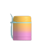 High Quality 350 ml Customized Logo Thermos Food jar Double Wall Food fFask Vacuum Lunch Box For Kids With Fork