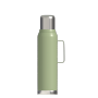 Eco-friendly Custom Logo Stainless Steel Double Wall Thermos Vacuum Flask Water Bottle Flask With Lid