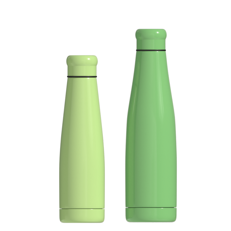 550ml Custom Colors Cola Shaped Sports Water Bottle Double Wall Stainless Steel Vacuum Thermos Flask