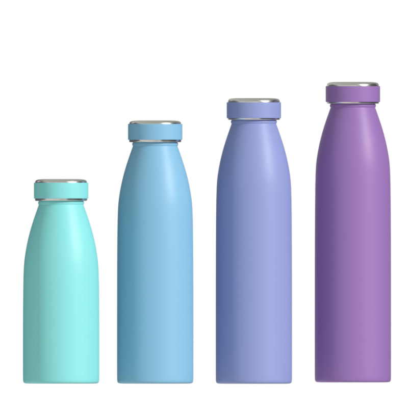500ml Stainless Steel Double Wall Insulated Vacuum Flasks With Different Lids Thermos Milk Water Bottle