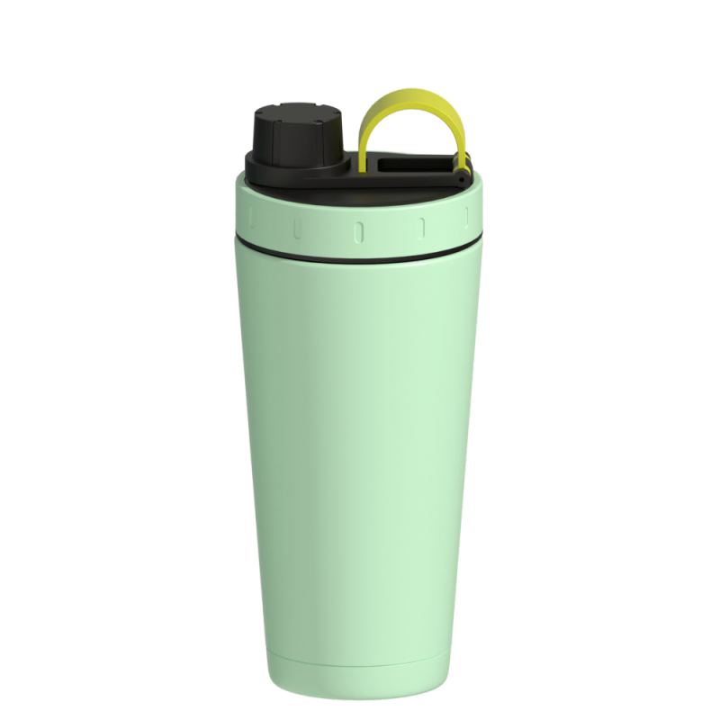 Хит продаж, изготовленная на заказ чашка для протеинового коктейля из нержавеющей стали, порошок с двойными стенками, удобная спортивная бутылка большой вместимости