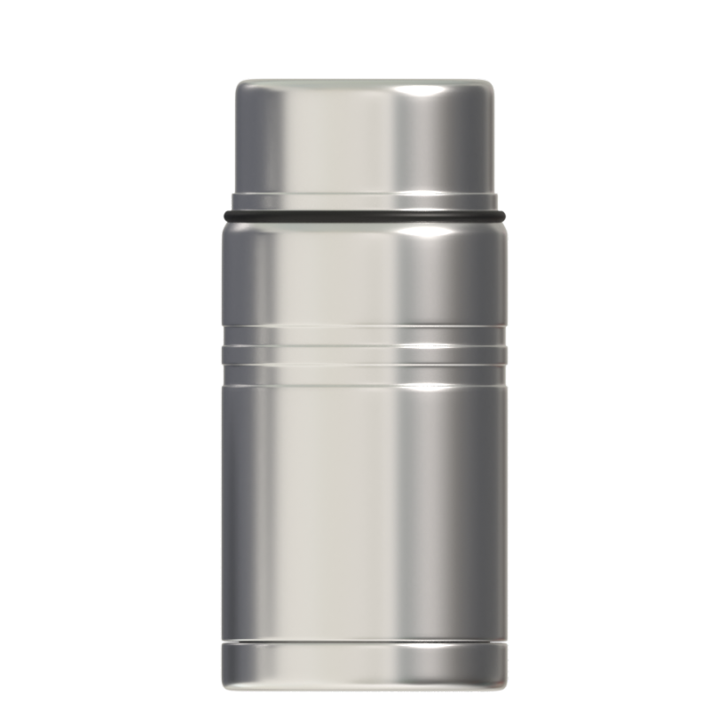 Edelstahl-Thermosbehälter, Vakuum-Lunchbox mit Klapplöffel für warme Speisen