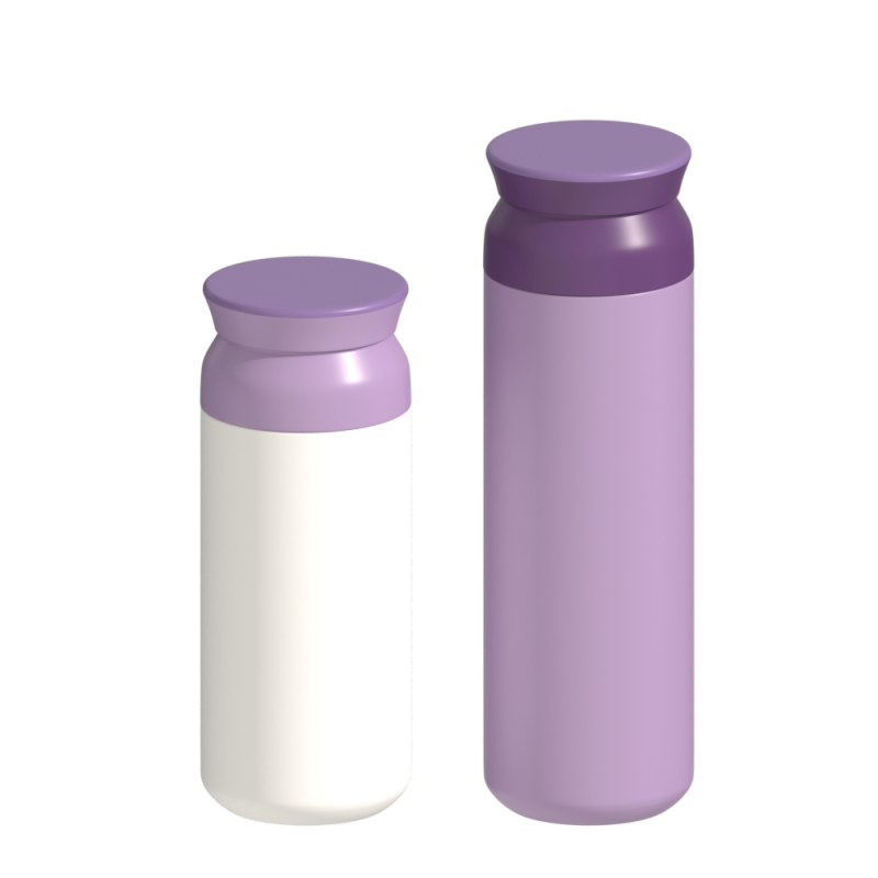 Japanese Style Stainless Steel Double Wall Insulated Vacuum Water Bottle Coffee Mug