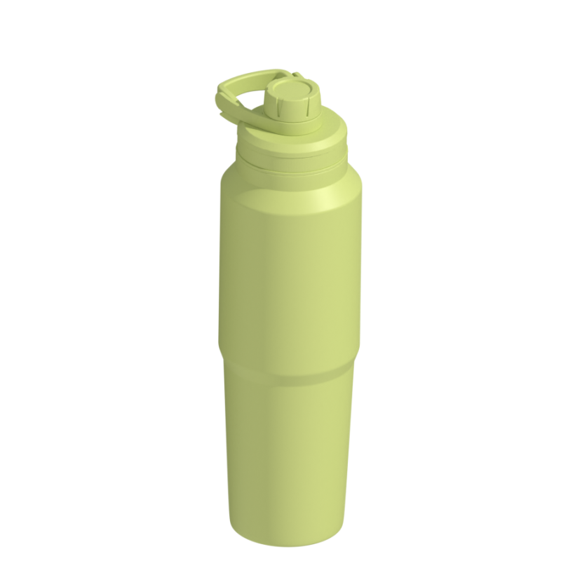 Hongtai Drinkware 40OZ Mortar Shape Wide Mouth Water Bottle Vacuum Flask with Carry Handle