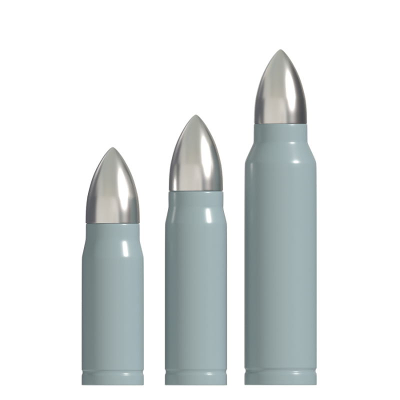 2023 Wholesale Custom 17oz 500ml Rifle Style Lovers Gifts Souvenir Bullet Shaped Thermo Flask Water Bottle
