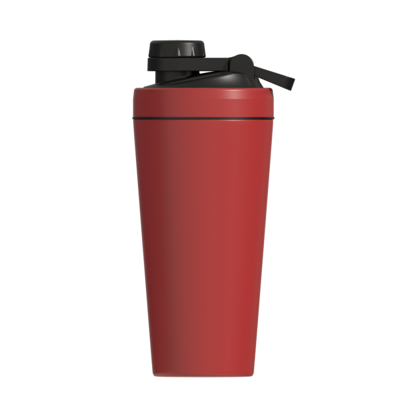 750ml BPA Free Stainless Steel Custom Logo Gym Sport Metal Protein Shaker Bottle with Mixing Ball