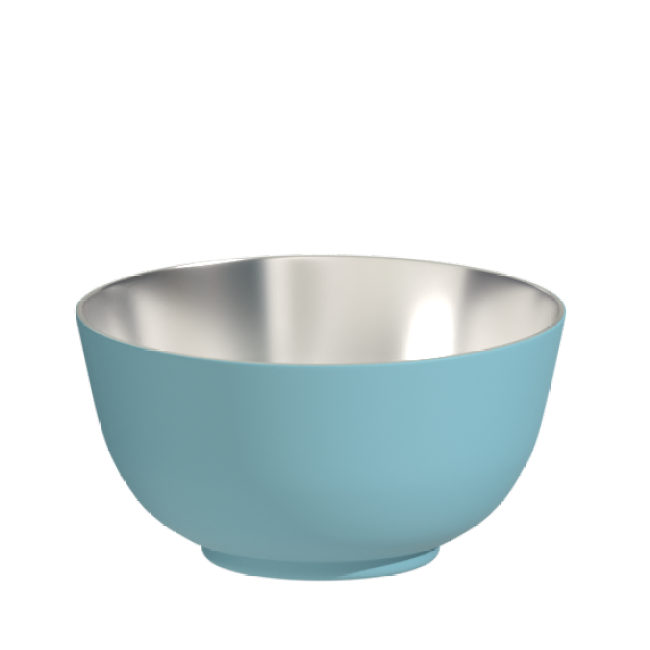 700ml Eco-friendly Salad Stacking Bowl Set Pancake Stainless Steel Double Wall Vacuum Food Bowls Metal Kitchen Bowls
