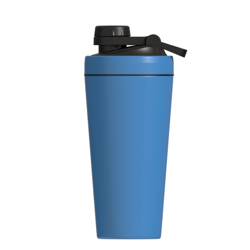 750ml BPA Free Stainless Steel Custom Logo Gym Sport Metal Protein Shaker Bottle with Mixing Ball