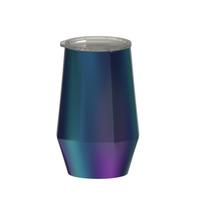12oz double insulated stainless steel cone egg cup with lid
