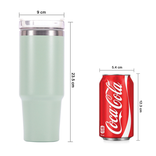 Wholesale Stainless Steel Tumbler With Handle And Lid Insulated Tumbler Double Wall Beer Mug