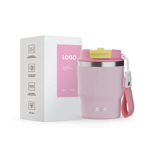 Wholesale food grade bpa free double wall vacuum 12oz 2 in 1 powder coated tumblers water tumbler