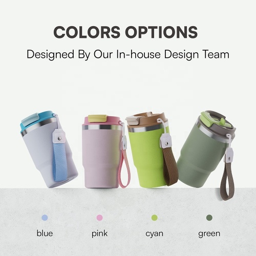 Wholesale food grade bpa free double wall vacuum 12oz 2 in 1 powder coated tumblers water tumbler