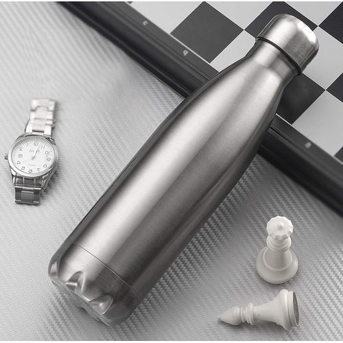 17oz sport flask steel vacuum insulated double walled cola shape metal water bottle kids water bottle