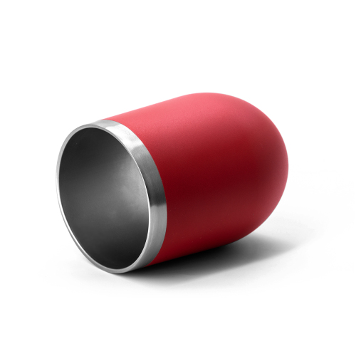 Wholesale Cheap Stainless Steel  Egg Shape Mugs Vacuum Insulated 12 OZ Wine Tumbler with Lid