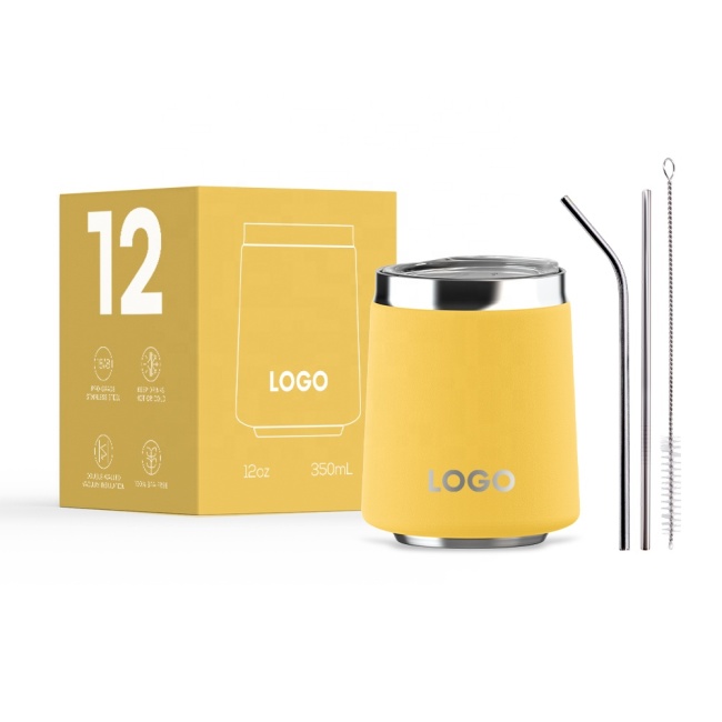 China cheap new shape 12oz vacuum insulated coffee wholesale double walled tumbler water tumbler