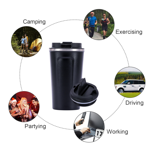 Wholesale 380ml/510ml Double Wall Vacuum Stainless Steel Thermal Cup Thermal Travel Coffee Mug