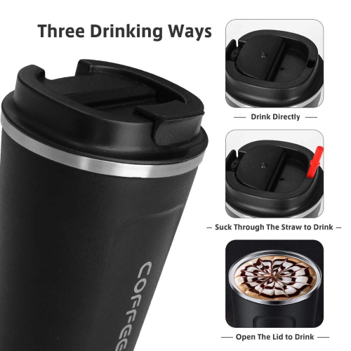 Wholesale 380ml/510ml Double Wall Vacuum Stainless Steel Thermal Cup Thermal Travel Coffee Mug