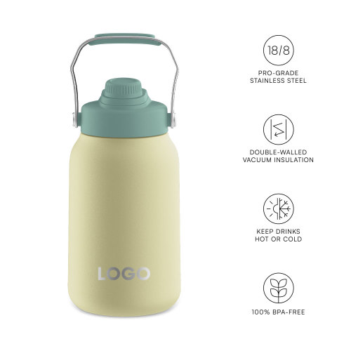 Wholesale Water Jug Big Capacity for Family Stainless Steel Double Wall Insulated Water Bottle