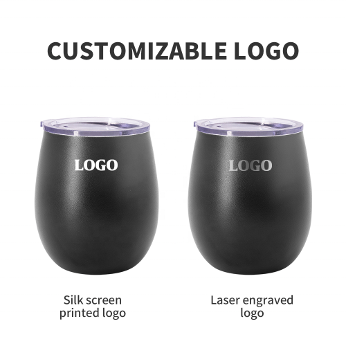 Outdoors vacuum insulated wholesale 8oz wine tumbler with bpa free lid matte tumblers bulk tumblers