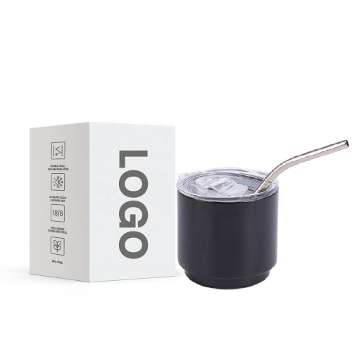 Wholesale vacuum insulated 4oz stainless stainless steel customized tumblers with lid wine tumbler