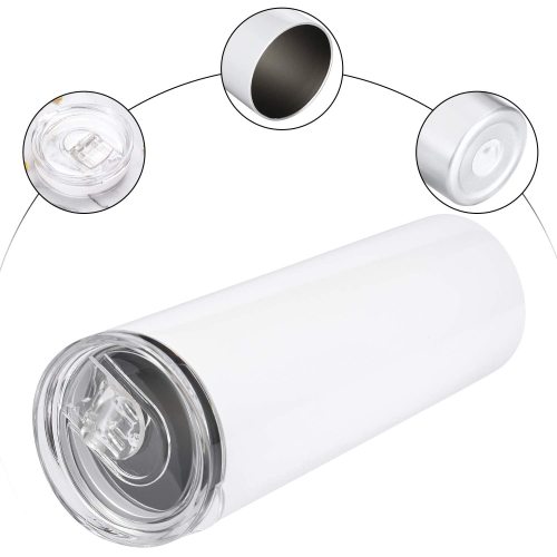 20oz Stainless Steel Vacuum Insulated Slim Tumblers Sublimation Blank Tumblers