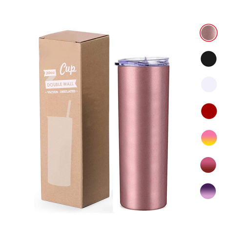 20oz Stainless Steel Vacuum Insulated Slim Tumblers Sublimation Blank Tumblers