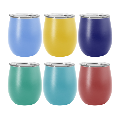 Hot Selling 8oz Stainless Steel Insulated Egg Shape Wine Tumbler Mug Coffee Mug