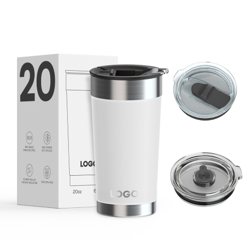 Wholesale Tumblers 18/8 Stainless Steel Double Wall Mugs Thermal Tumbler with Lid and Straw