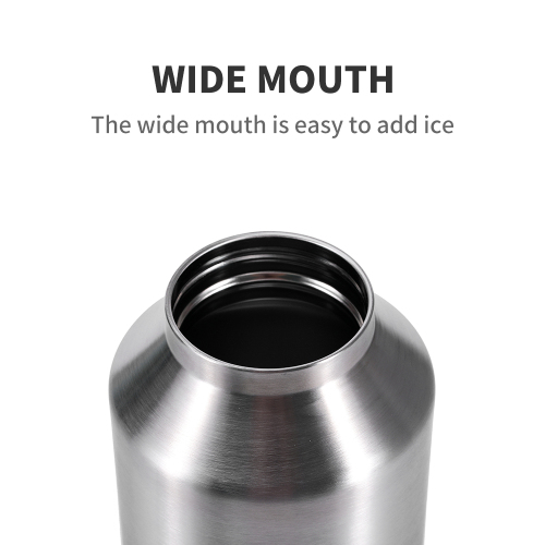 Wholesale Vacuum Insulated Flask Stainless Steel Water Bottle Double Wall With Lid