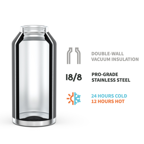Wholesale Vacuum Insulated Flask Stainless Steel Water Bottle Double Wall With Lid