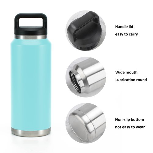 Wholesale Vacuum Insulated Flask Stainless Steel Water Bottle Double Wall With Lid