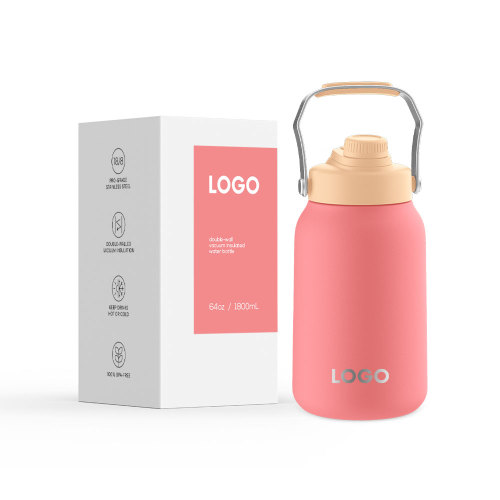 Wholesale Stainless Steel 64OZ 128OZ Big Capacity Family Water Jug Insulated Water Bottle