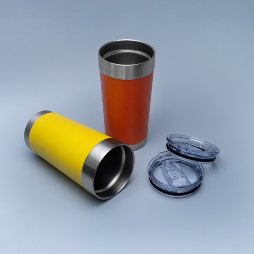 Wholesale double wall stainless steel tumbler with straw beer opener coffee tumbler insulated tumbler