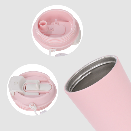 Stainless Steel Vacuum Insulated 16oz Double Wall Coffee Mugs Wholesale Coffee Cups with Lid
