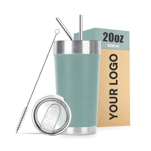 Wholesale cheap travel tumbler with beer lid stainless steel coffee tumbler 16oz vacuum custom tumbler
