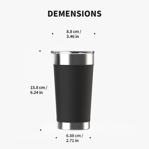 Wholesale cheap travel tumbler with beer lid stainless steel coffee tumbler 16oz vacuum custom tumbler