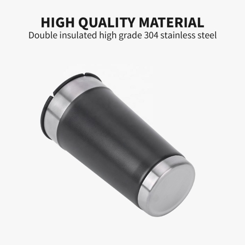 Wholesale cheap travel tumbler with beer lid stainless steel coffee tumbler 16oz vacuum custom tumbler
