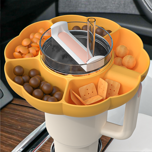 With DInner Plate Stainless Steel Tumbler With Handle 40OZ With Straw Food Grade Vacuum insulated With Customized Logo