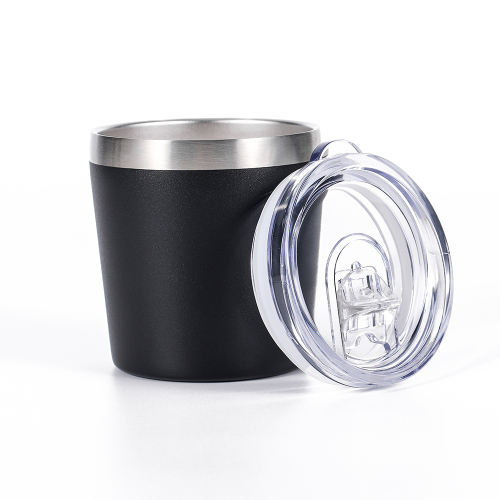 Stainless Steel Wholesale 8 oz  Powder Coated  Milk Tumbler With Custom Logo Travel Mug With Lid