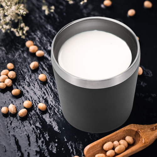 Stainless Steel Wholesale 8 oz  Powder Coated  Milk Tumbler With Custom Logo Travel Mug With Lid